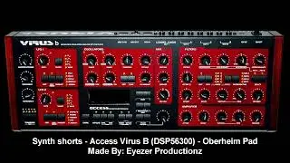 Synth Shorts - Access Virus B/DSP56300 - Oberheim Pad