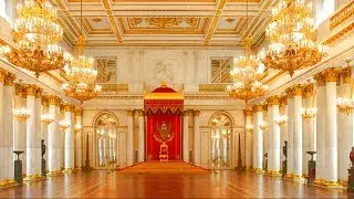 Petersburg. The Hermitage, the summer garden, the Royal bedrooms, halls and libraries, paintings, sc
