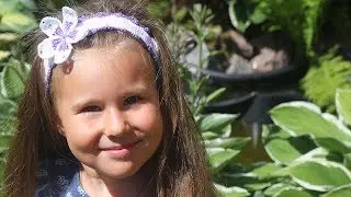 Вяжем повязку крючком для девочки. How to crochet a headband