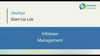 Mastering Infobase Management: Journyz Startup Lite Solution Explained!