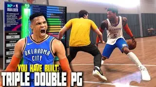 My OFFICIAL NEW BUILD Is A 6'3 2-WAY TRIPLE DOUBLE MENACE In NBA 2K25 / MVP Russell Westbrook Build