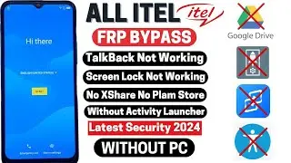 All Itel Frp Bypass 2024 /Reset Google Account 2024✅ Itel FRP/Remove Google account Android 11/12/13