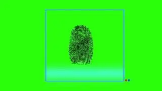 Finger Scanning Green screen effect for video's Contant.