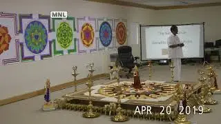 Yantra Puja Workshop by Sri Chaitanyananda at the Temple (Apr 2019)