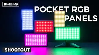 BEST Small RGB Panels?! | ft. Aputure MC, Godox M1, Phottix M200R, Explorer AuraRGB, Pilotcine ARX7