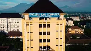PUNCAK FILKOM UB DRONE VIEW LANTAI 14