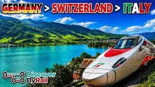 Frankfurt to Milan Scenic EuroCity EC151 on a NEW PENDOLINO