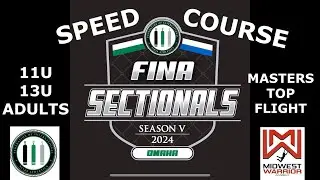 MWA FINA SPEED SECTIONALS 2024 11u/13u/Adult/Top Flight Walk-through
