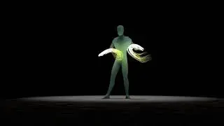 Dancing Character Animation | Glowing Effects.