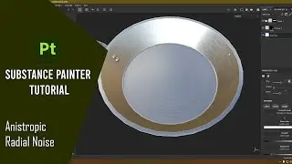 Substance Painter Tutorial - How to Add Anisotropic Radial Noise in Substance Painter