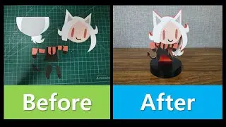 How to make dancing Cerberus from Helltaker powered by AAA battery