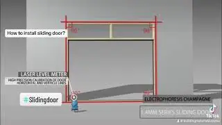How to install aluminum sliding door?#doors #slidingdoor #install #patiodoors #glassdoor #custom#diy