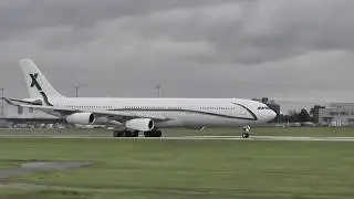 Chicago Blackhawks in A340 Air X Charter Take-Off