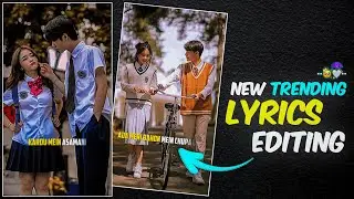 Kahan Chala Miss Sitaron Mein Lyrics Video Editing | Instagram Trending Reels Editing ✨