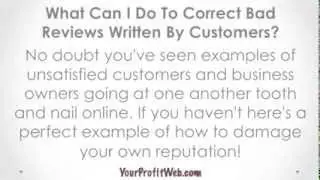 How To Handle Customers Who Leave Bad Reviews