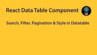 React Data Table Component | Search, Filter, Pagination & Styling