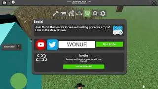 ROBLOX Farming and Friends codes on November 28, 2020
