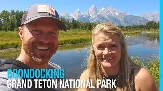 SECRET BOONDOCKING IN GRAND TETON NATIONAL PARK (RV AMERICA)