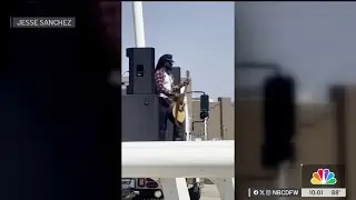 Shaboozey and BigXThaPlug shut down Dallas bridge for music video | NBCDFW