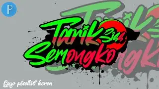 Cara membuat logo PIXELLAB Tarik siss Semongko simpel, keren //by.DIAN Ardian