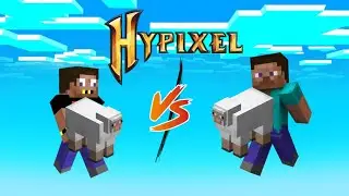 ПРО ПРОТИВ ВЗРЫВАЮЩИХСЯ ОВЕЧЕК В МАЙНКРАФТ! Sheep Wars Hypixel Mini Game! НУБ И ПРО ПАРОДИЯ!