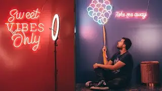 POV: You're shooting Cool Neon Portrait Photography