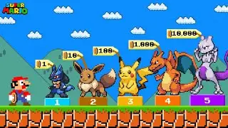 Super Mario Bros. but Mario can Buy all Pokemon...