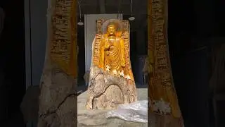 Lord Buddha shorts || लकड़ी से बनाया भगवान् बुद्ध की मुर्ति