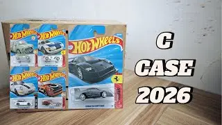 Unboxing - Hot Wheels C Case 2026 (FINALLY STH FERRARI F40 ! ! ! !)