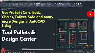 How to use Tool Pallets & Design Center| AutoCAD Tutorial