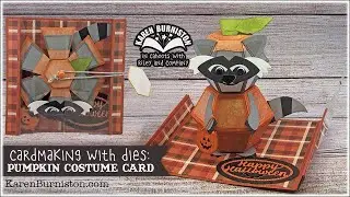 Cardmaking with Dies: Pumpkin Costume Pop-up Card
