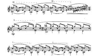 [Valery Kikta] Sonata for Guitar Solo (Score-Video)