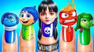 Wednesday Addams Learns to Control Her Emotions! Mystery Adventure with Inside Out 2 at School!