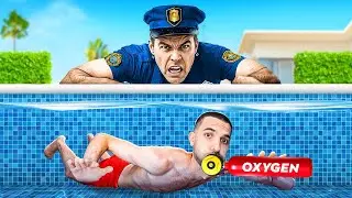 Je Me Cache Sous L'EAU Pour Gagner Ce Cache Cache Contre la POLICE !