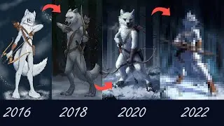Redrawing Silver // 2016 - 2022 (krita and blender speedpaint)