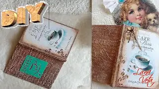 Декор блокнотика своими руками Идея декора Ручная работа.Decor Notepad with your own hands decor