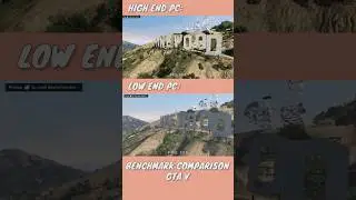 Gta 5 benchmark on low end pc #gta5 #gta #gaming