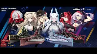 Playing all 4 new Azur Lane ships - World of Warships