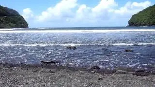 On a beach somewhere along the Road to Hana