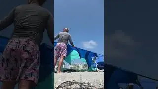 Setting up a Shibumi Shade®, World's Best Beach Shade