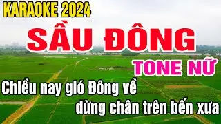 Sầu Đông Karaoke Tone Nữ Nhạc Sống gia huy karaoke