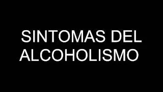 SINTOMAS DEL ALCOHOLISMO