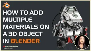 Blender Tip: How to add multiple Materials to an object
