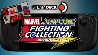 Using Arcade Controller for Marvel vs Capcom Fighting Collection on Steam Deck OLED Windows 11 24H2