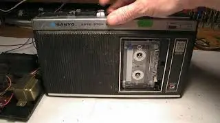 SANYO M 2109 kazettás magnó 2101