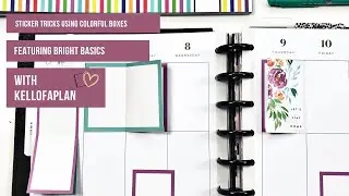 Sticker Tricks Using Colorful Boxes