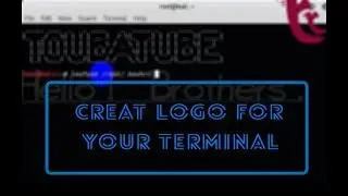طباعة شعارخاص بك  في واجهة منفذ الأوامر (Terminal) في الكالي لينكس