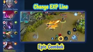Change EXP Line || Rekomendasi mage Push Tower || Mobile Legends