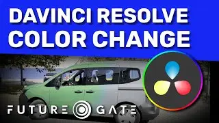 How to change the color of an object in Davinci Resolve?