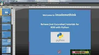 Python Behave (not Cucumber) module demo 4